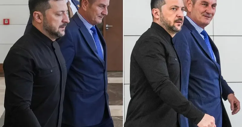 Ankara ya gelen Zelenski den Putin sorusuna olay yanıt