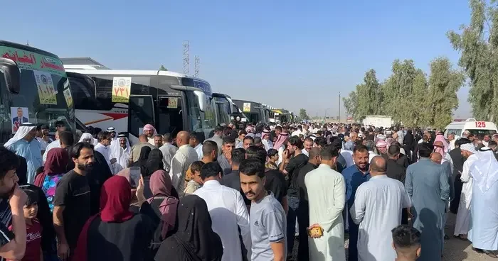 Kerkük te ilk hac kafilesi dualarla kutsal topraklara uğurlandı