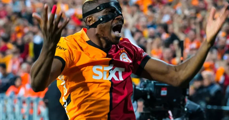 Yine şov yaptı! Osimhen, Galatarasaray tarihine geçti