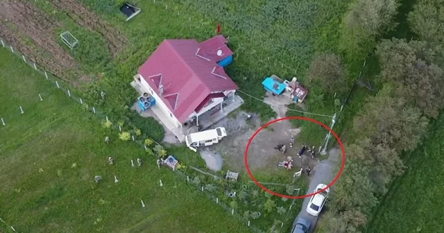 10 yıl hapisle aranan hükümlünün yakalanma anı kamerada Samsun Haberleri