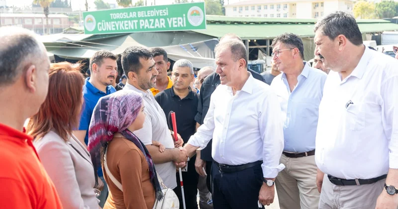 Mersin Büyükşehir Belediye Başkanı Seçer, Güneykent Pazar Yeri’ni ziyaret etti Sözcü Gazetesi