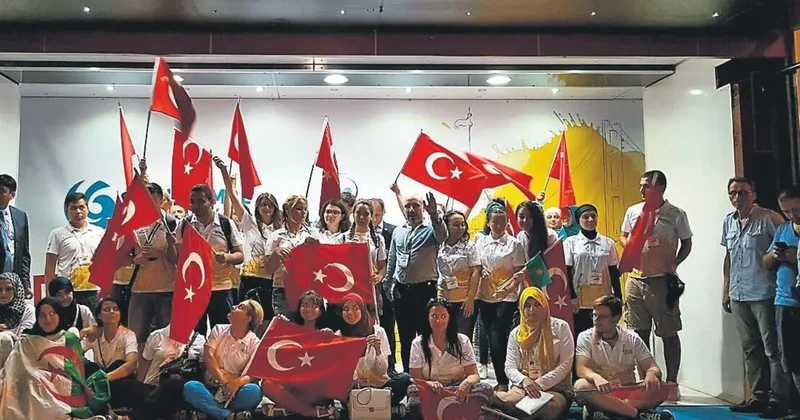 Yabancı öğrencilerden Türkçe akını