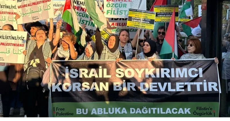 Kadıköy’de Filistin için birlik: Gazze’ye destek yürüyüşü ve iktidara sert tepki