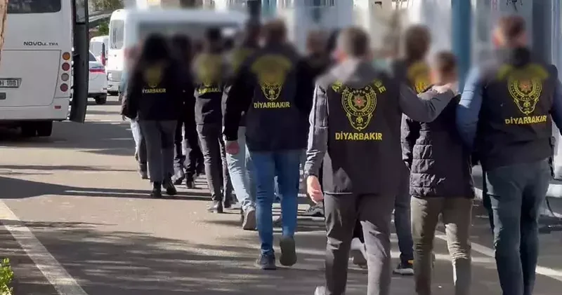 Diyarbakır’da kapkaççılara ‘Çekirge’ operasyonu; 12 tutuklama