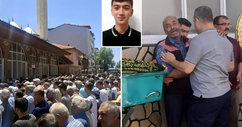 16 yaşındaki çocuk traktör kazasında can verdi, cenazesine yüzlerce kişi akın etti