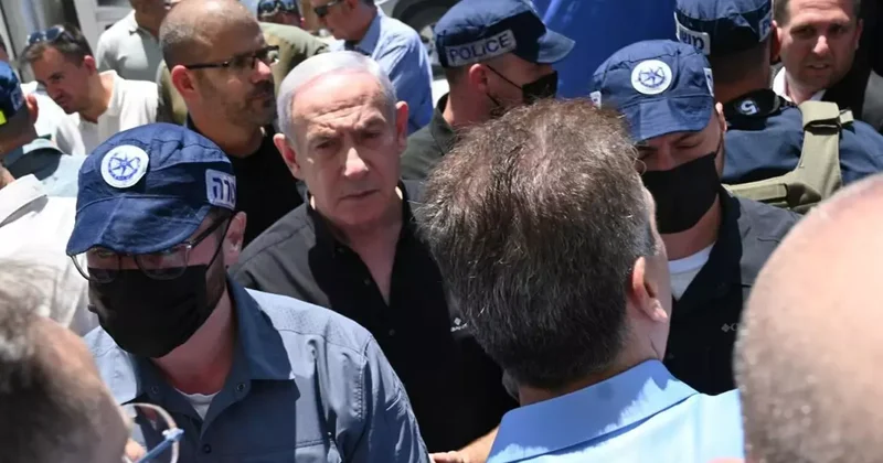 Netanyahu tepkiler sonrası sığınaktan çıktı