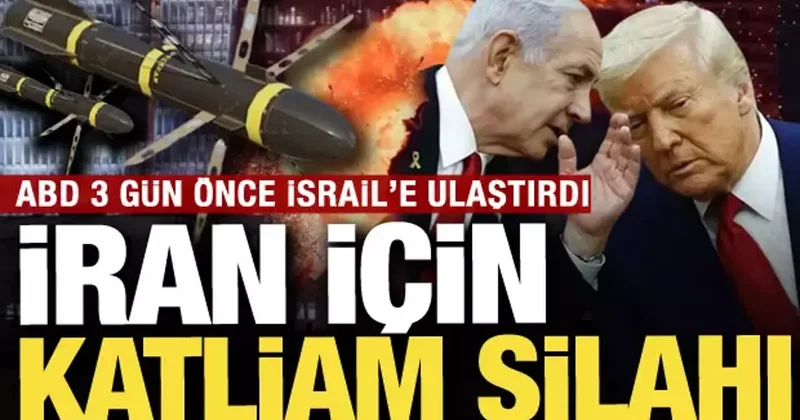 ABD desteği ile İran a saldırdı! İsrail hükümetine Trump tan füze teslimi