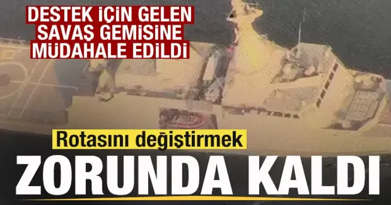 İsrail İran savaşında sıcak gelişme! Destek için gelen savaş gemisine müdahale edildi