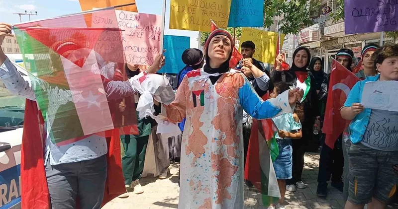 Gölbaşılı kadınlardan Filistin’e destek