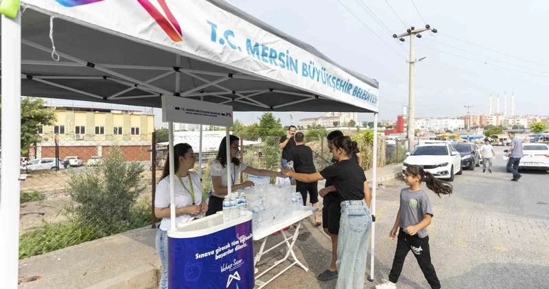 Mersin’de LGS’ye giren öğrencilere destek
