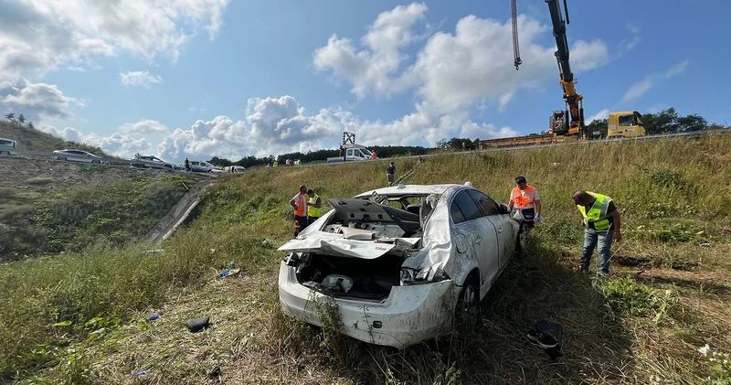Kocaeli de korkunç kaza: 4’ü ağır, 8 yaralı