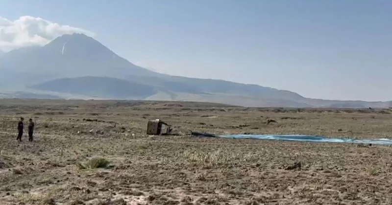 Aksaray da iki sıcak hava balonu düştü: 1 ölü, 19 yaralı