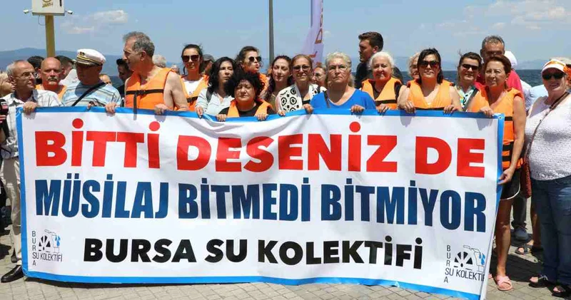 Mudanyalılar denizi için toplandı: Marmara ölüme sürükleniyor
