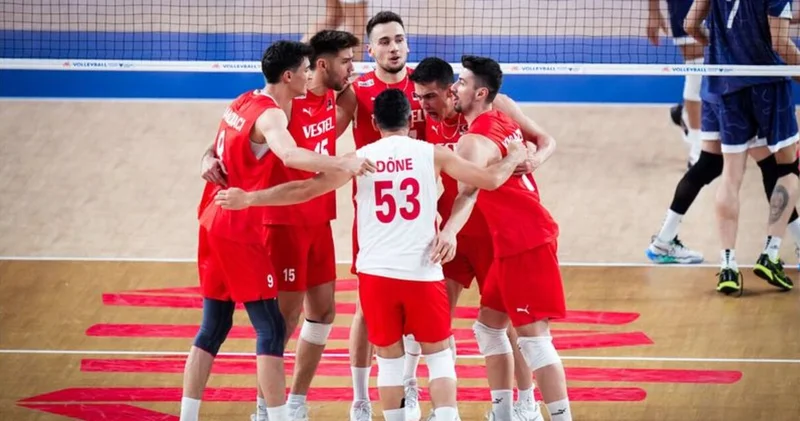 A Milli Erkek Voleybol Takımı, Milletler Ligi ndeki ilk galibiyetini aldı! Voleybol Haberleri