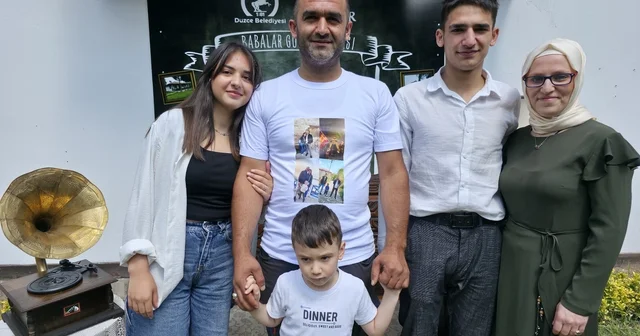 Düzce de çalışan babalara sürpriz Düzce Haberleri