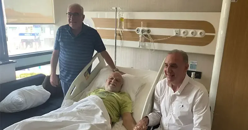 Oğuz Dizer e ameliyat öncesi moral ziyareti Spor Haberleri