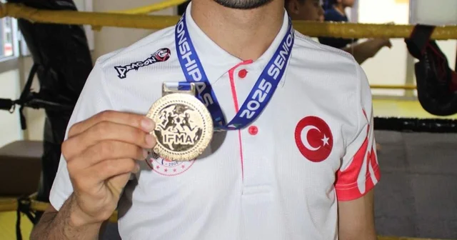 Öğretmeninin yönlendirmesiyle başladığı sporda, dünya şampiyonu oldu Tekirdağ Haberleri