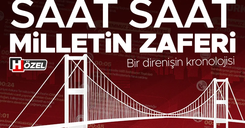 Saat saat milletin zaferi... Bir direnişin kronolojisi: 15 Temmuz 2016