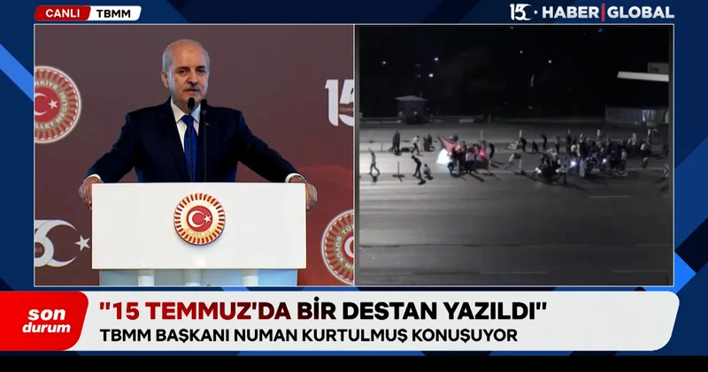 TBMM Başkanı Kurtulmuş: 15 Temmuz da bir destan yazıldı