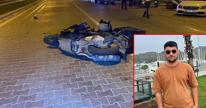 Motosikletli kurye kazada yaşamını yitirdi