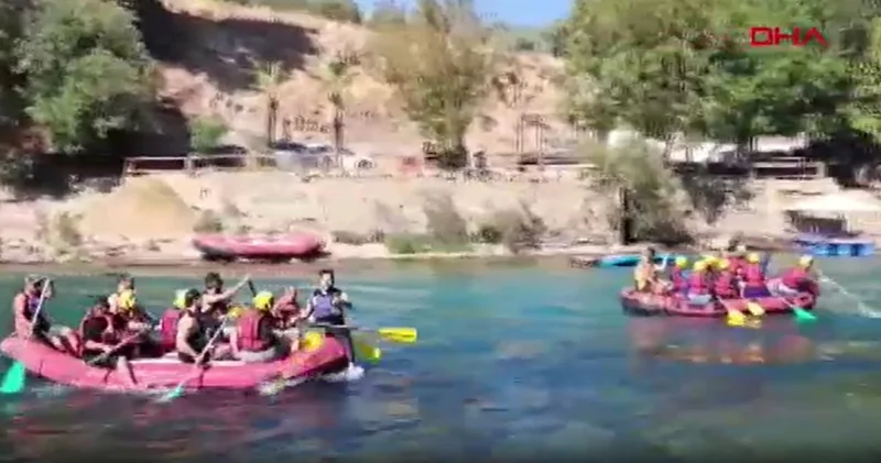 Köprüçay rafting tutkunlarının ilgi odağı oldu