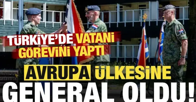 Cengiz Şahan, Avrupa ülkesinde general oldu!
