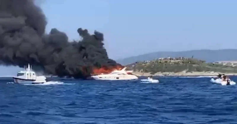 Bodrum da küle dönen lüks yatın sahibi ünlü iş insanı çıktı Sözcü Gazetesi