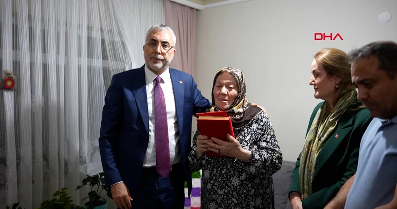 Bakan Işıkhan dan 15 Temmuz şehidinin ailesine ziyaret