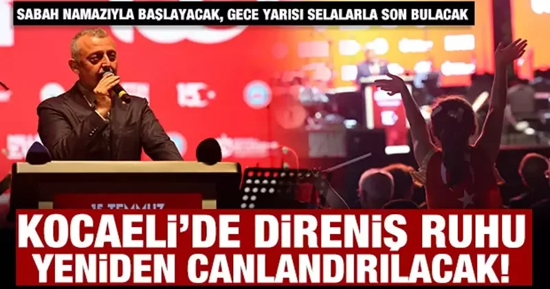 Kocaeli Büyükşehir, direniş ruhunu yeniden yaşatacak