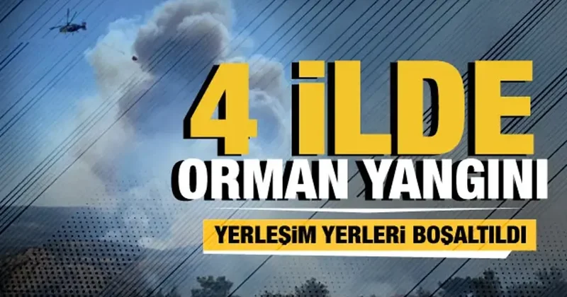 Bursa, Çanakkale, Tekirdağ, Manisa... Ormanlar alev alev yanıyor!
