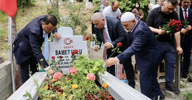 Trabzon ve çevre illerde 15 Temmuz şehitleri mezarları başında anıldı Trabzon Haberleri