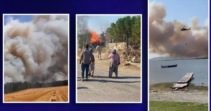 Birçok ilde orman yangınları! Alevler yerleşim yerlerine sıçradı, tahliyeler başladı! Edirne, Tekirdağ, Çanakkale, Sakarya, Konya, Manisa...
