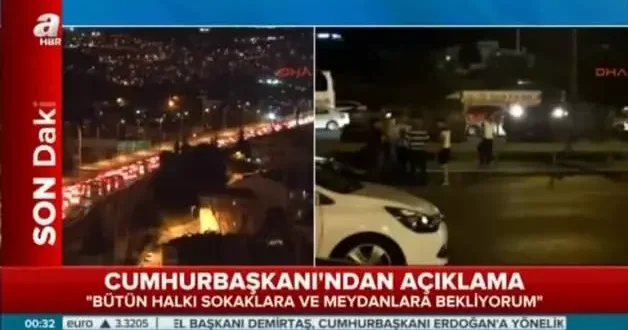 Cumhurbaşkanı Erdoğan ın darbe gecesi servis edilemeyen ilk görüntüleri!