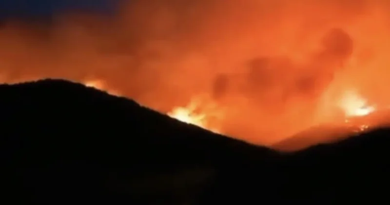 Konya daki orman yangını Isparta sınırına dayandı