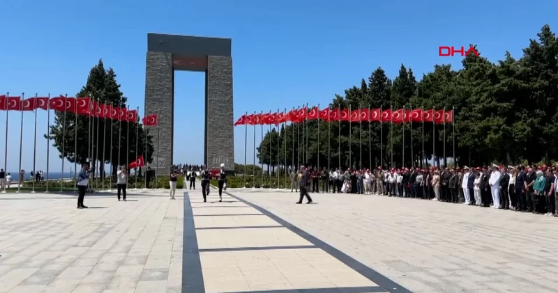 Çanakkale Şehitler Abidesi nde 15 Temmuz anması