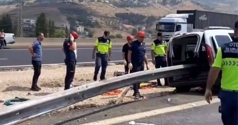 Bariyer motordan girdi, bagajdan çıktı: 2 kişi hayatını kaybetti