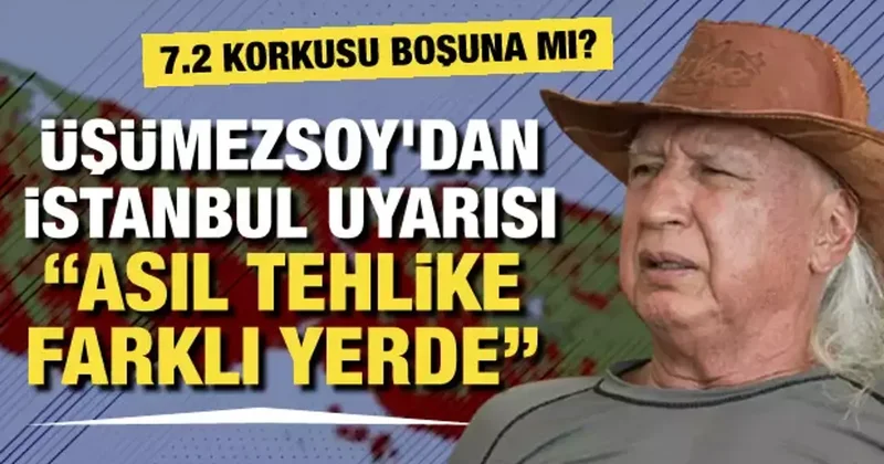 İstanbul da deprem haritası değişti! Şener Üşümezsoy asıl tehlikeli yeri işaret etti