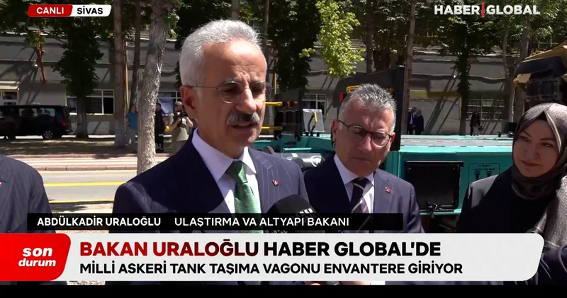 Ulaştırma ve Altyapı Bakanı Abdulkadir Uraloğlu Haber Global de