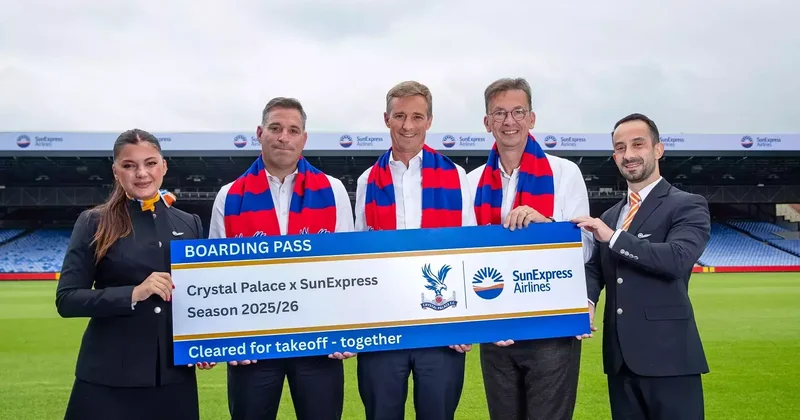 Crystal Palace takımının resmi havayolu ortağı SunExpress oldu