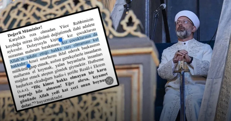 Kız çocuklarını mirastan mahrum bırakmak Allah emri imiş! Sözcü Gazetesi