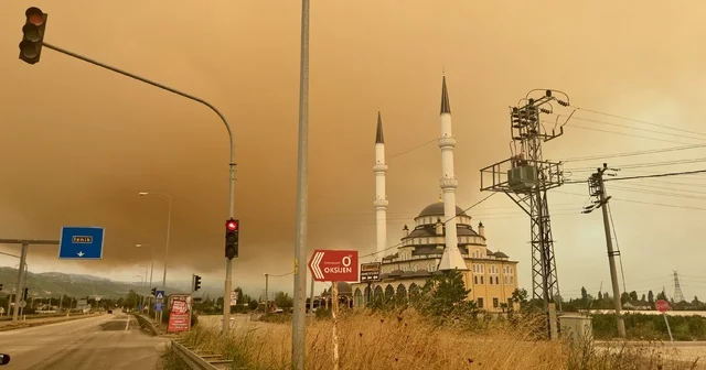 Kocaeli deki orman yangınının neden olduğu duman Bursa ya ulaştı Bursa Haberleri