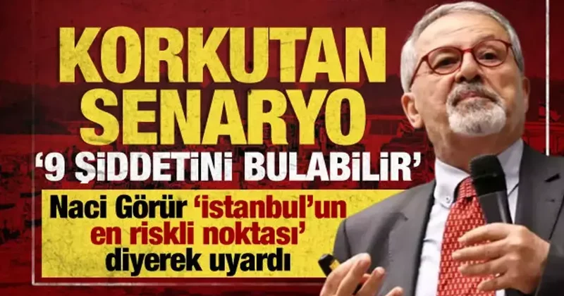 Naci Görür den İstanbul uyarısı! En riskli noktayı açıkladı: 9 şiddetini bulabilir