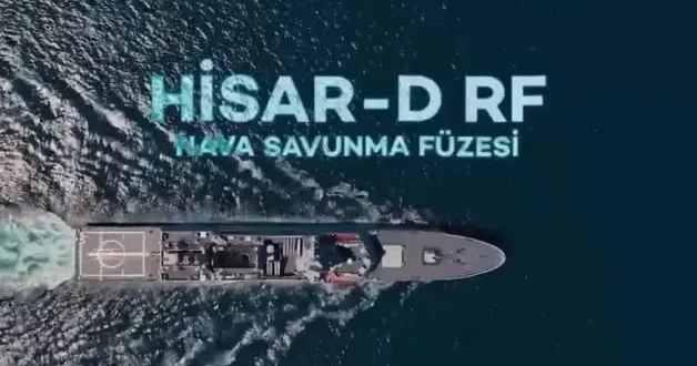 HİSAR D RF Hava Savunma Füzesi TCG İSTANBUL’dan ateşlendi