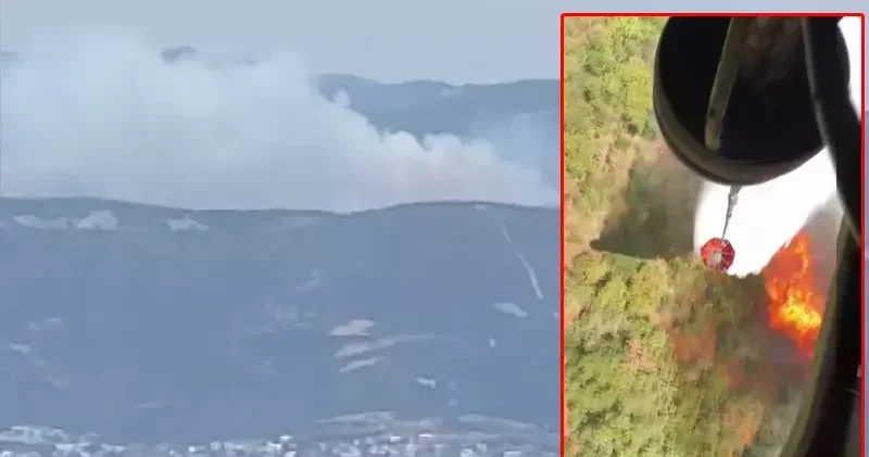 Bursa’da maki yangını