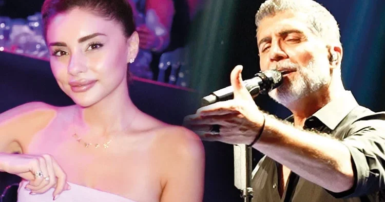 Samar Dadgar dan Özcan Deniz e sahne önünde aşk dolu destek