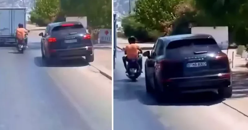 Türkiye ye gelince tüm kuralları unutuyorlar! Gurbetçinin yaptığına bakın