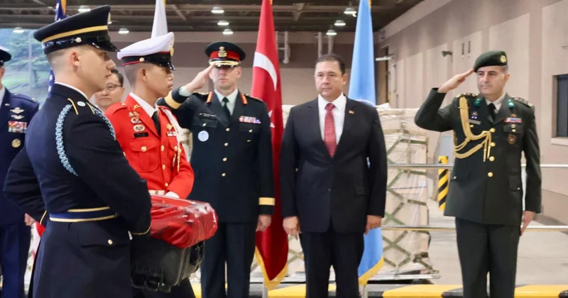 Kore Savaşı nda şehit olan 4 Türk askerinin kalıntıları 75 yıl sonra teslim edildi