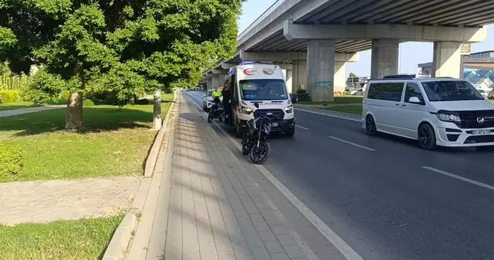 Manavgat’ta motosiklet kazası: 1 yaralı