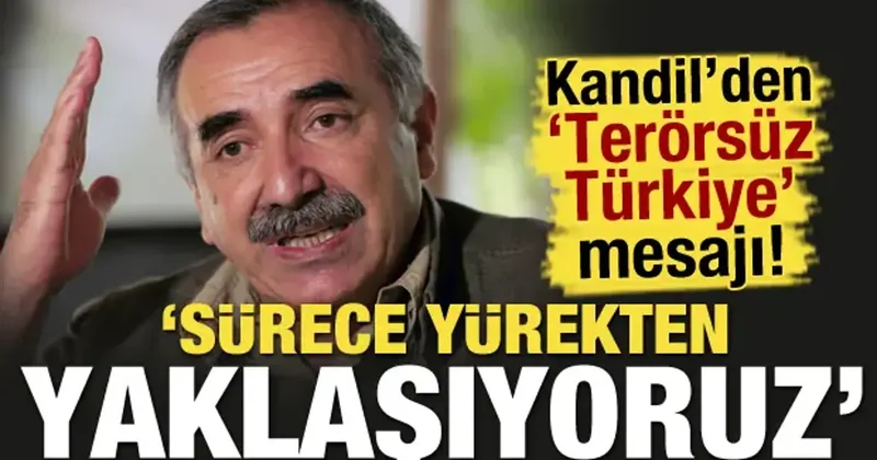 Kandil den terörsüz Türkiye açıklaması: Sürece yürekten yaklaşıyoruz