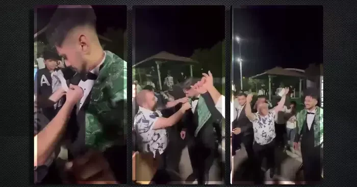 Bursa da düğünde sıra dışı hediye: Davetliler şaştı kaldı! O anlar kamerada
